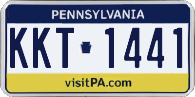 PA license plate KKT1441