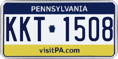 PA license plate KKT1508