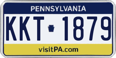 PA license plate KKT1879