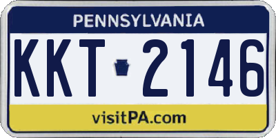 PA license plate KKT2146