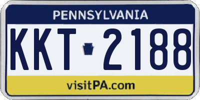 PA license plate KKT2188