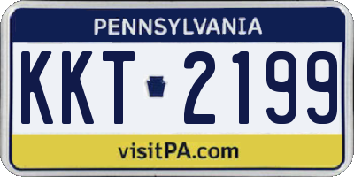 PA license plate KKT2199