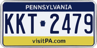 PA license plate KKT2479