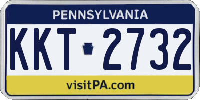 PA license plate KKT2732