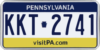 PA license plate KKT2741