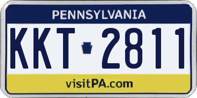 PA license plate KKT2811