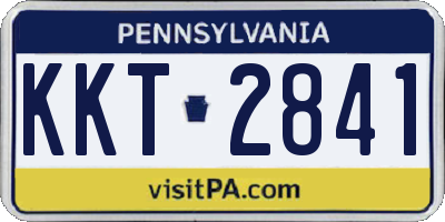 PA license plate KKT2841
