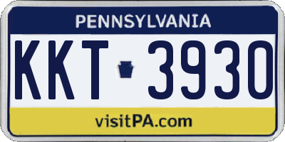 PA license plate KKT3930