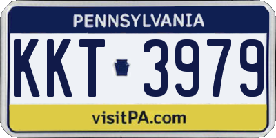 PA license plate KKT3979