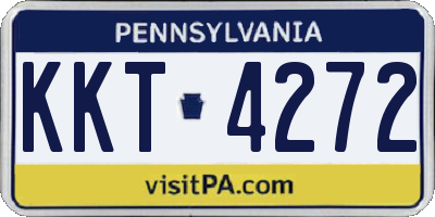PA license plate KKT4272