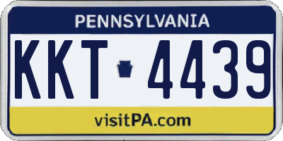 PA license plate KKT4439