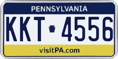 PA license plate KKT4556