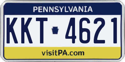 PA license plate KKT4621
