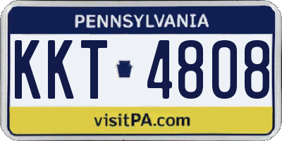 PA license plate KKT4808