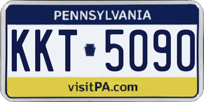 PA license plate KKT5090