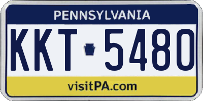 PA license plate KKT5480