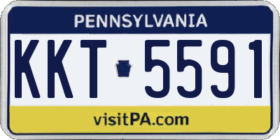PA license plate KKT5591