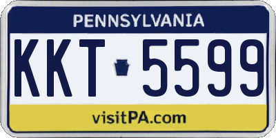 PA license plate KKT5599