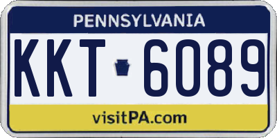 PA license plate KKT6089