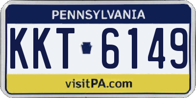 PA license plate KKT6149