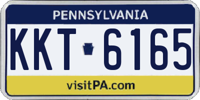 PA license plate KKT6165