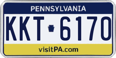 PA license plate KKT6170