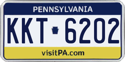 PA license plate KKT6202