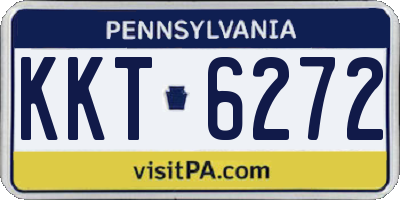 PA license plate KKT6272
