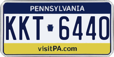PA license plate KKT6440