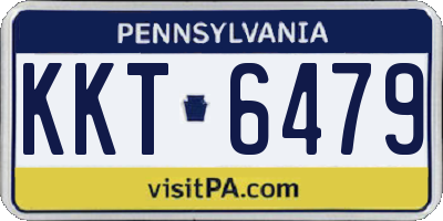 PA license plate KKT6479