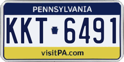 PA license plate KKT6491