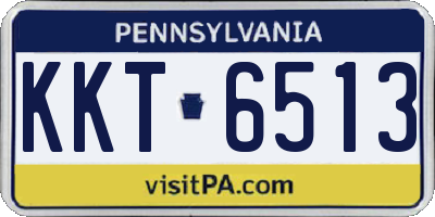 PA license plate KKT6513
