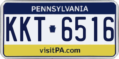 PA license plate KKT6516