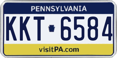 PA license plate KKT6584