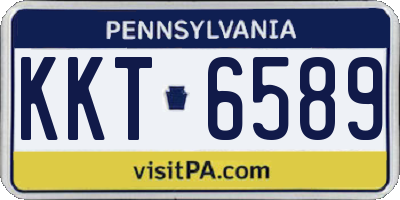PA license plate KKT6589