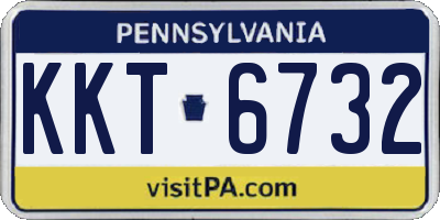 PA license plate KKT6732