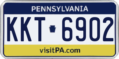 PA license plate KKT6902