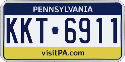 PA license plate KKT6911