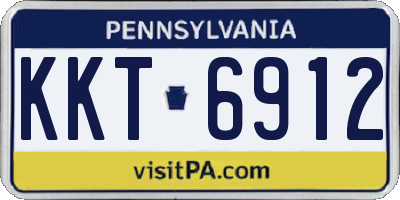 PA license plate KKT6912