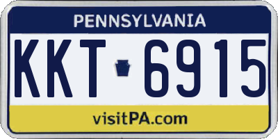 PA license plate KKT6915