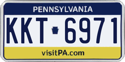 PA license plate KKT6971