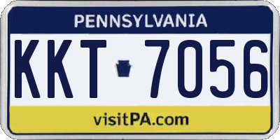 PA license plate KKT7056