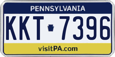 PA license plate KKT7396