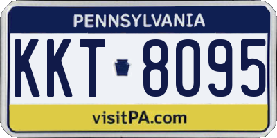PA license plate KKT8095