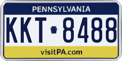 PA license plate KKT8488