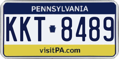 PA license plate KKT8489