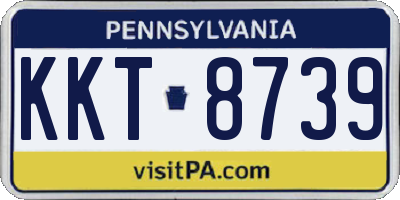 PA license plate KKT8739
