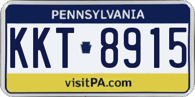 PA license plate KKT8915