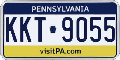PA license plate KKT9055