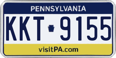 PA license plate KKT9155